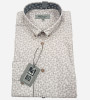 Chemise beige claire imprimé fantaisie. Homme | Bande Originale