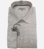 Chemise à motifs fantaisie bleu navy et jaune. Homme. Bande Originale