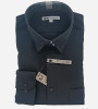 Chemise micro-fibre noire manches longues homme Bande Originale