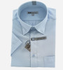 Chemise micro-fibre bleu ciel manches courtes homme Bande Originale