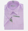 Chemise micro-fibre parme manches courtes homme Bande Originale