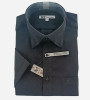 Chemise micro-fibre noir manches courtes homme Bande Originale