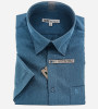 Chemise micro-fibre bleu Gitane manches courtes homme Bande Originale