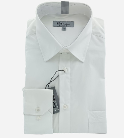 Chemise blanche classique sans repassage homme Bande Originale
