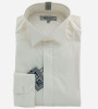 Chemise créme classique col cassé homme Bande Originale