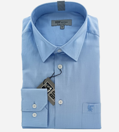 Chemise bleu ciel double retors homme Bande Originale