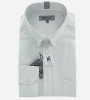 Chemise blanche sans repassage col boutonné homme Bande Originale