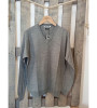 Pull col V gris homme Bande Originale