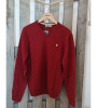 Pull col V rouille laine mélangée homme Bande Originale