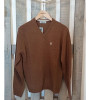 Pull col V châtaigne laine mélangée homme Bande Originale