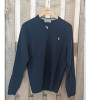 Pull col V bleu Navy laine mélangée homme Bande Originale