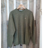 Pull col rond vert mousse laine mélangée homme Bande Originale