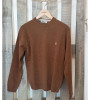 Pull col rond châtaigne laine mélangée homme Bande Originale