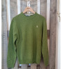 Pull col rond vert clair laine mélangée homme Bande Originale
