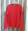 Pull col rond orange laine mélangée homme Bande Originale