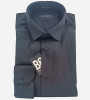 Chemise classique anthracite coupe regular fit homme Bande Originale