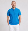 Polo manches courtes bleu 100% coton homme Bande Originale