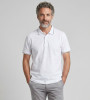 Polo manches courtes blanc 100% coton homme Bande Originale