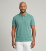 Polo manches courtes vert 100% coton homme Bande Originale