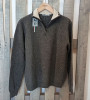Pull en laine mélangé col camionneur marron homme Bande Originale