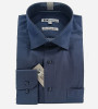 Chemise bleu marine 100% coton non iron homme Bande Originale